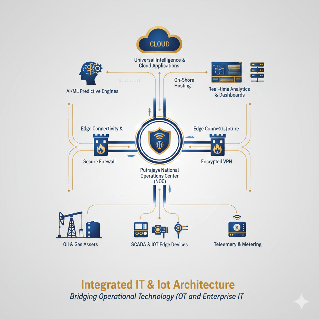 Integrated IT & IoT Architecture Diagram